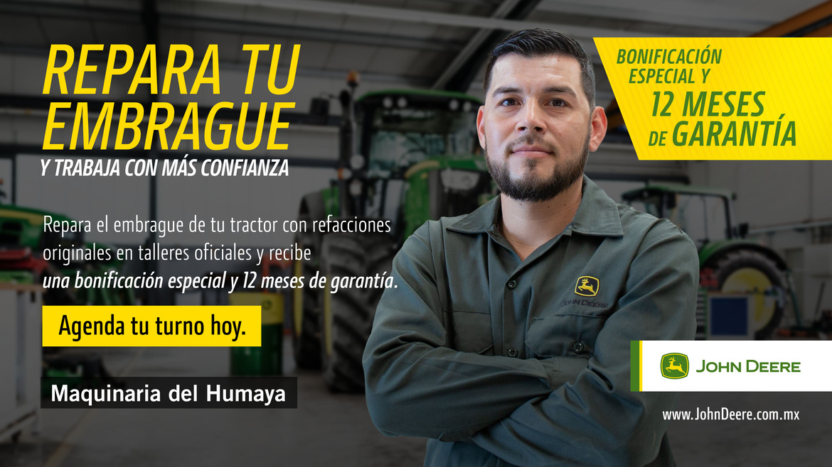 Reparación de Embrague John Deere
